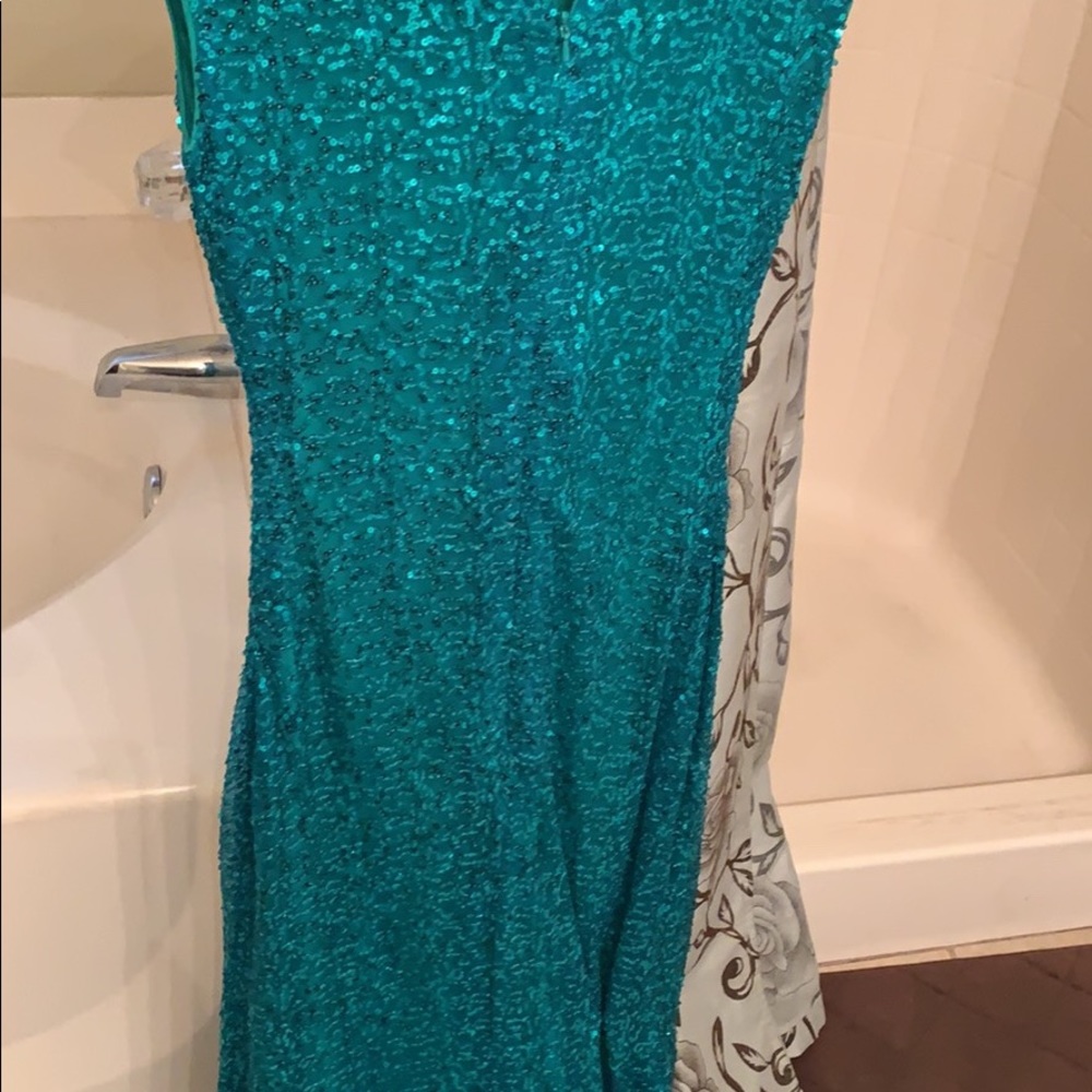 Sequin Green Dress